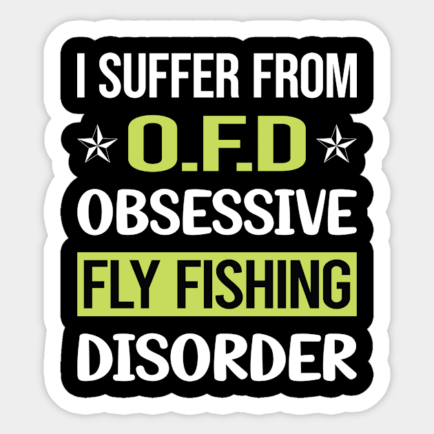 Obsessive Love Fly Fishing Sticker by lainetexterbxe49